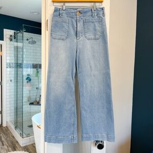 Maeve The Colette Light Blue Cropped Jeans